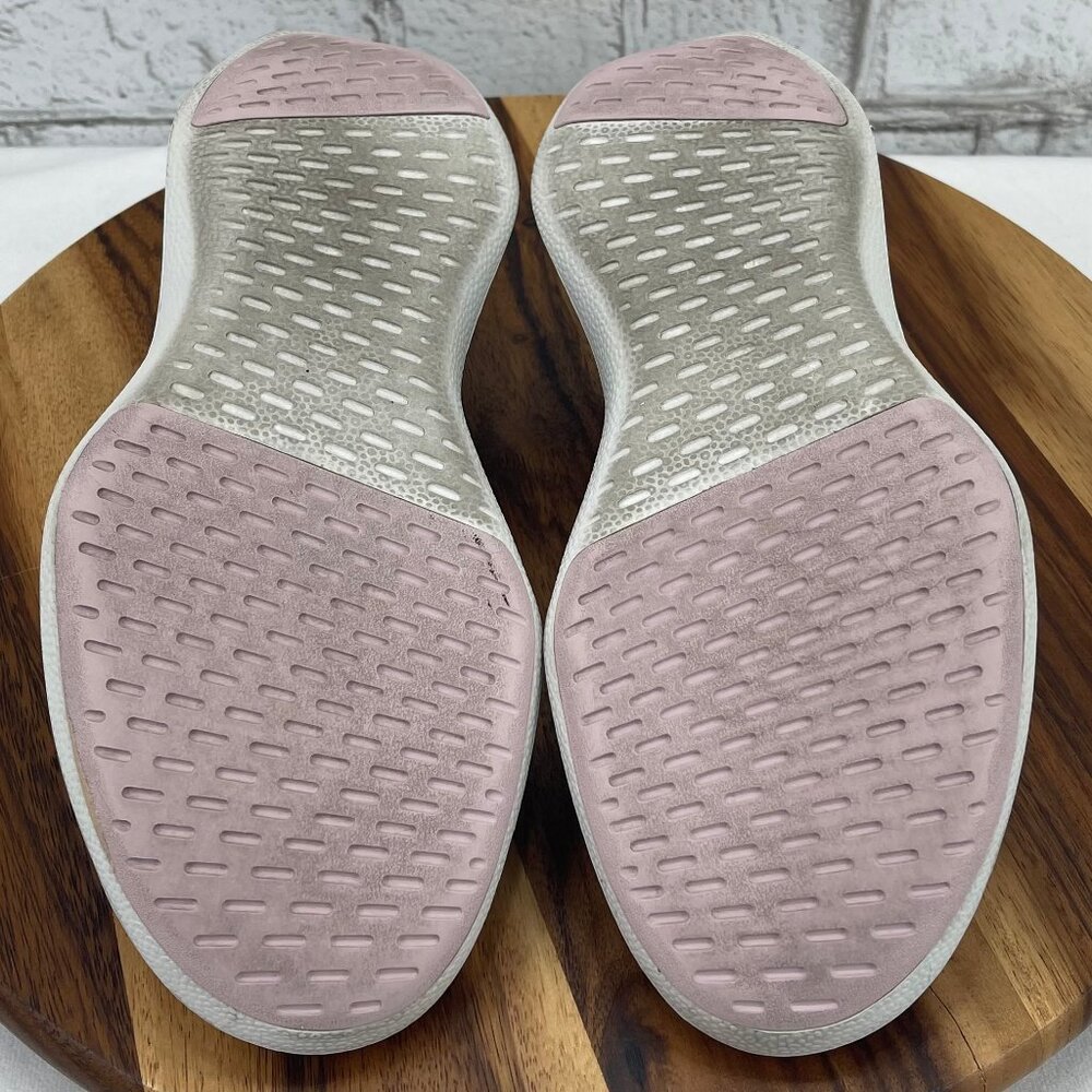 allbirds Women's Slip-On Sneakers in Light Gray with Teal Accent - Picture 16 of 16